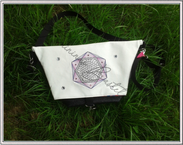 Hexagon 3D-Würfel incl. Schnittmuster "Tasche Hexagon"